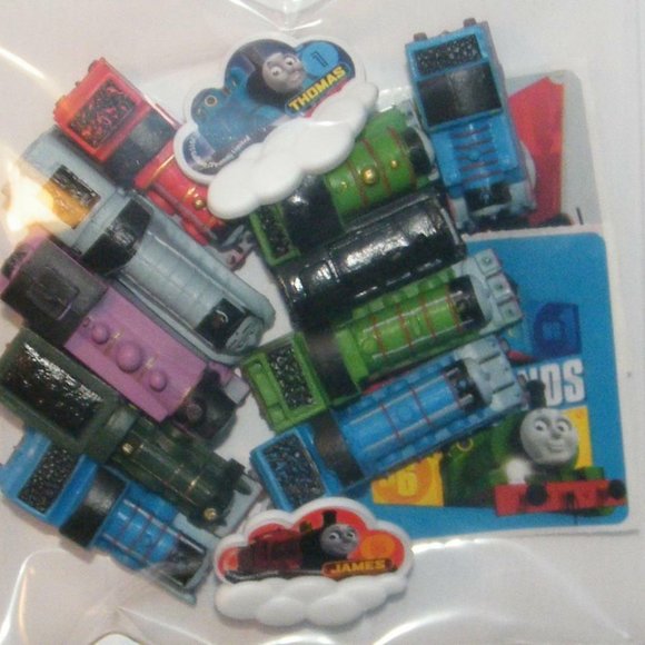 Thomas the Tank Engine Figure Set of 14 Toy Kit with 10 Figures All Plastic Fun - Picture 7 of 7